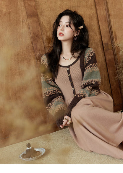 Short Knit Sweater Jacket