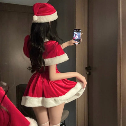 Sexy Santa Shawl Dress