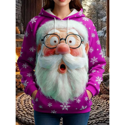 3D Snowman Christmas Hoodie