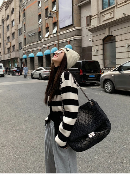 V-Neck Solid Knit Cardigan