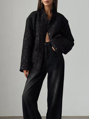 Long Sleeve Bomber Jacket