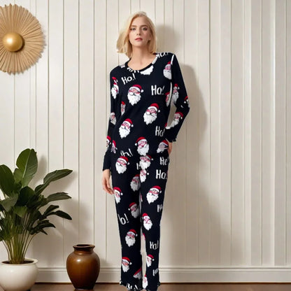 Long Sleeve Screw Neck Top & Pants Set