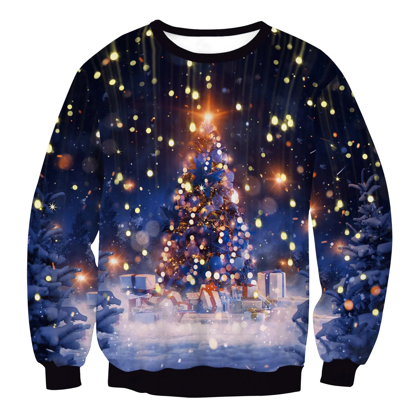 3D Reindeer Christmas Sweater