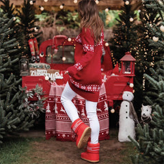 Women’s Turtleneck Christmas Knit Dress