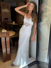 V-Neck Cross Back Summer Dress