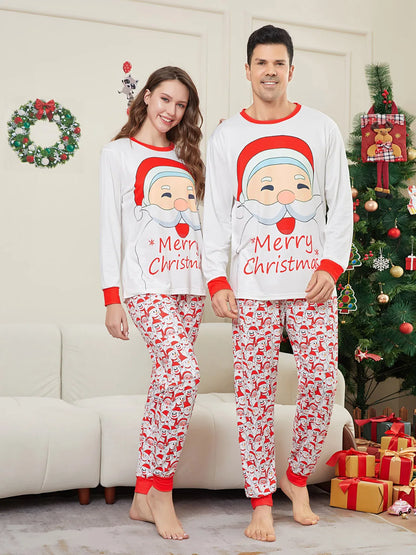 Santa Letter Print Family Pajama Set