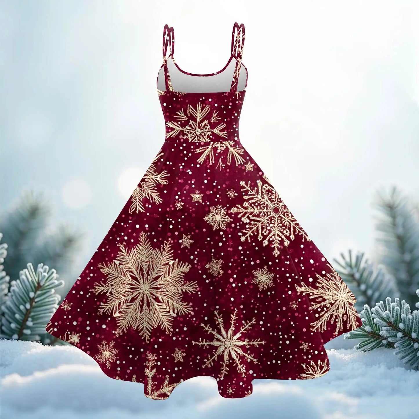 Sequin Swing Slip Dress