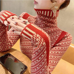 High Neck Knit Sweater