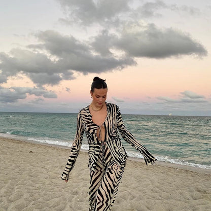 Cotton Lapel Shirt Pants Set