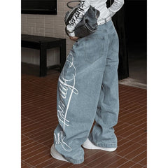 Vintage Baggy Blue Jeans