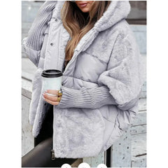 Hooded Patchwork Coat