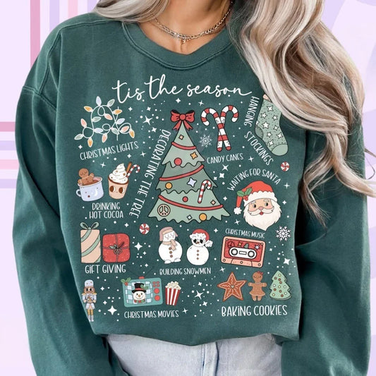 DIY Retro Christmas Iron-On Sticker