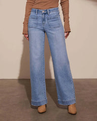 High Waist Wide Leg Jeans