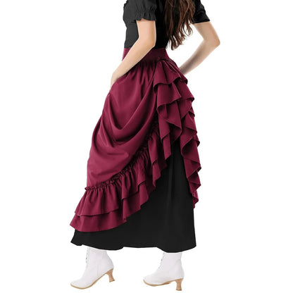 Retro Victorian A-Line Skirt
