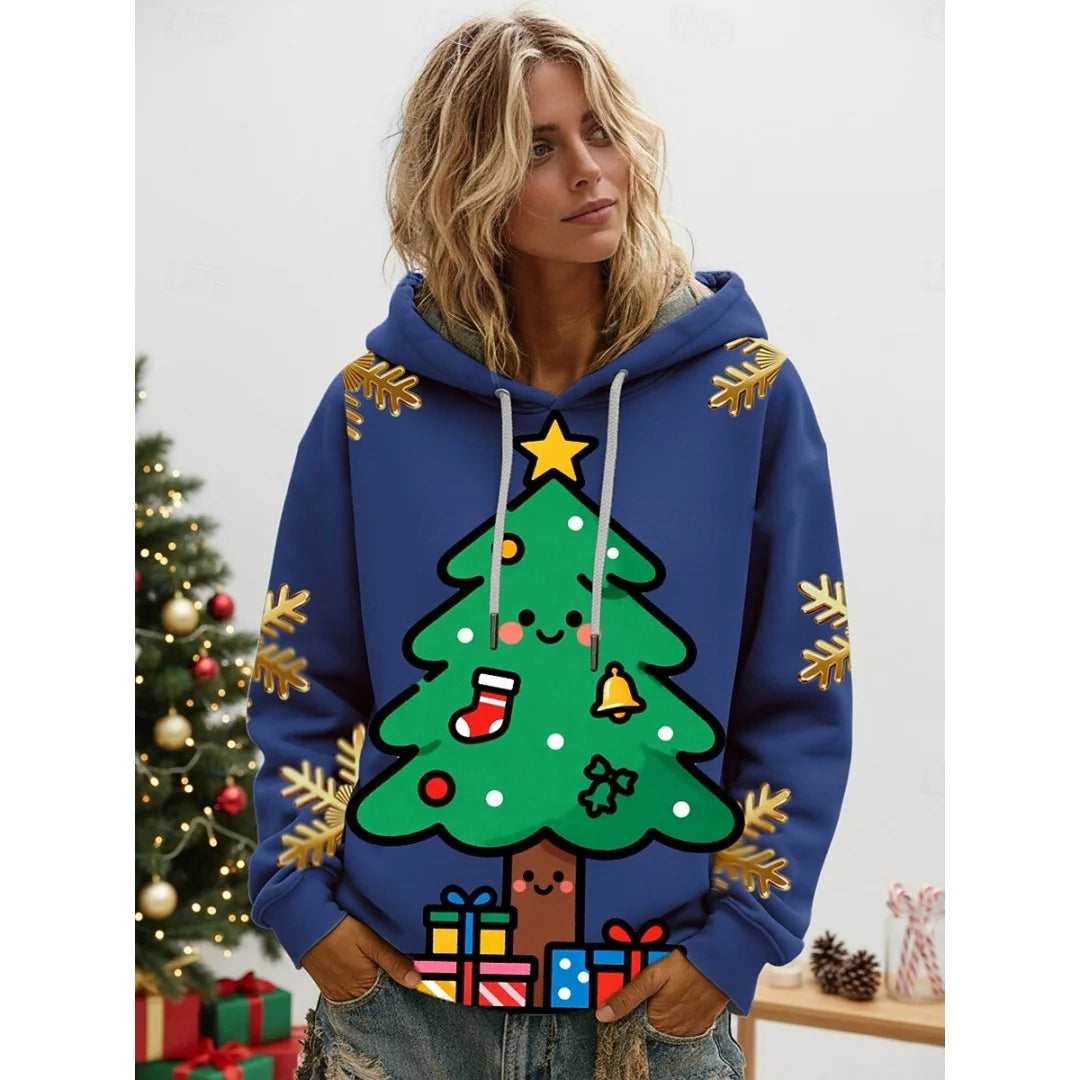 3D Snowman Christmas Hoodie