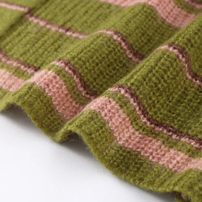 Solid Button V-Neck Cardigan