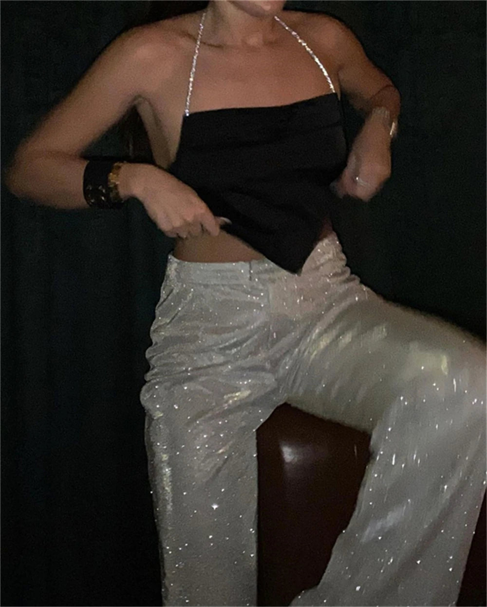 Oversized Sparkly Blazer