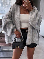 Women’s Loose Fit Plain Cardigan