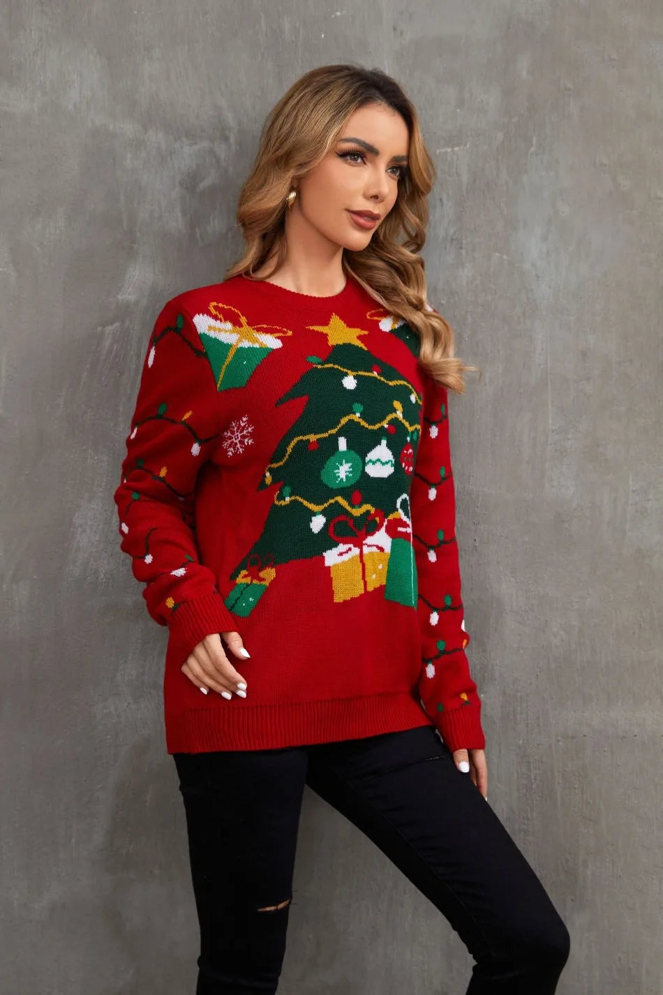 Christmas Oversized Knitted Sweater