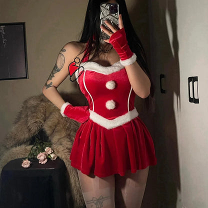 Red Reindeer Santa Costume
