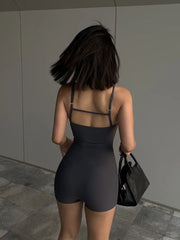 Backless Bodycon Romper