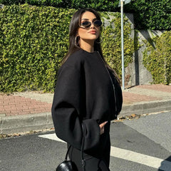 Zipper Varsity Bomber Jacket