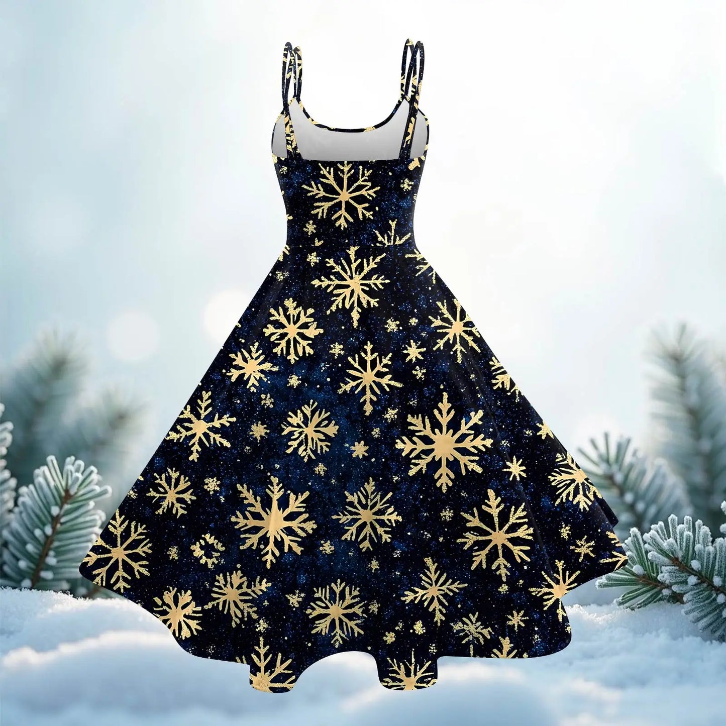 Sequin Swing Slip Dress