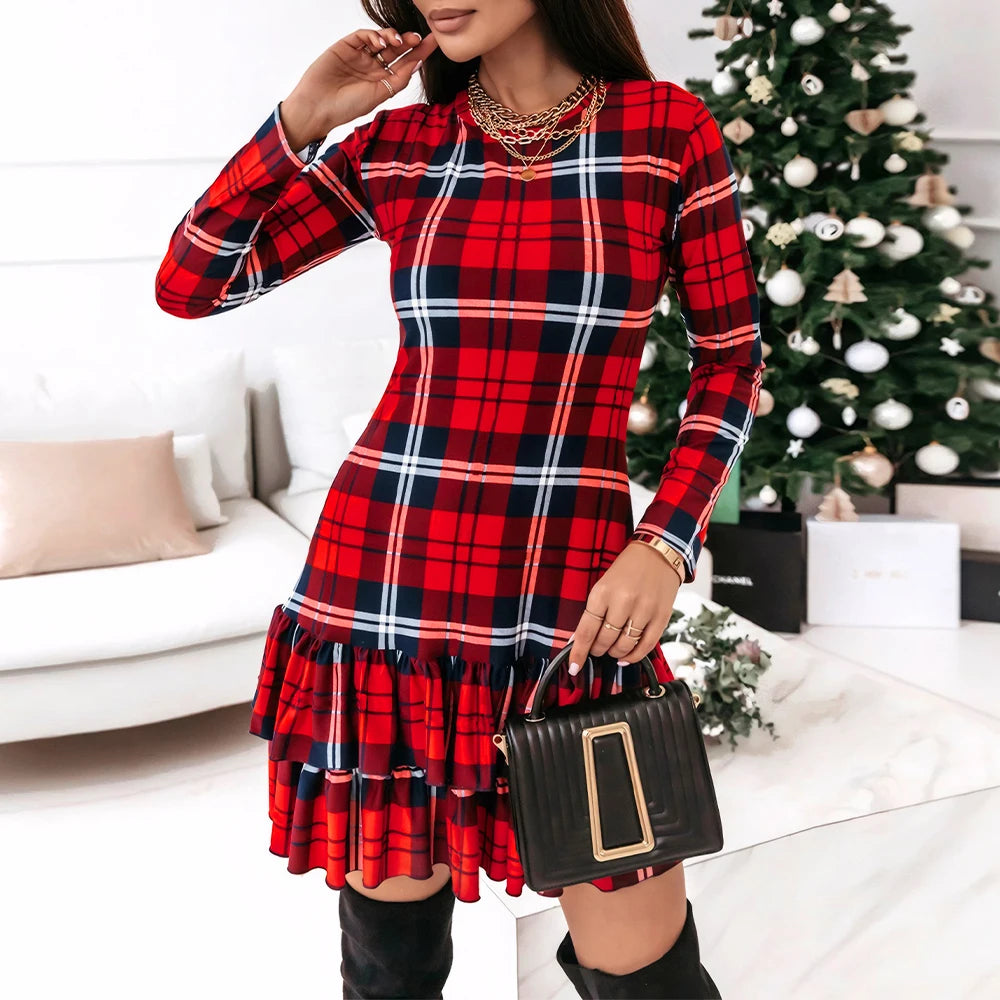 Red Christmas Bodycon Dress