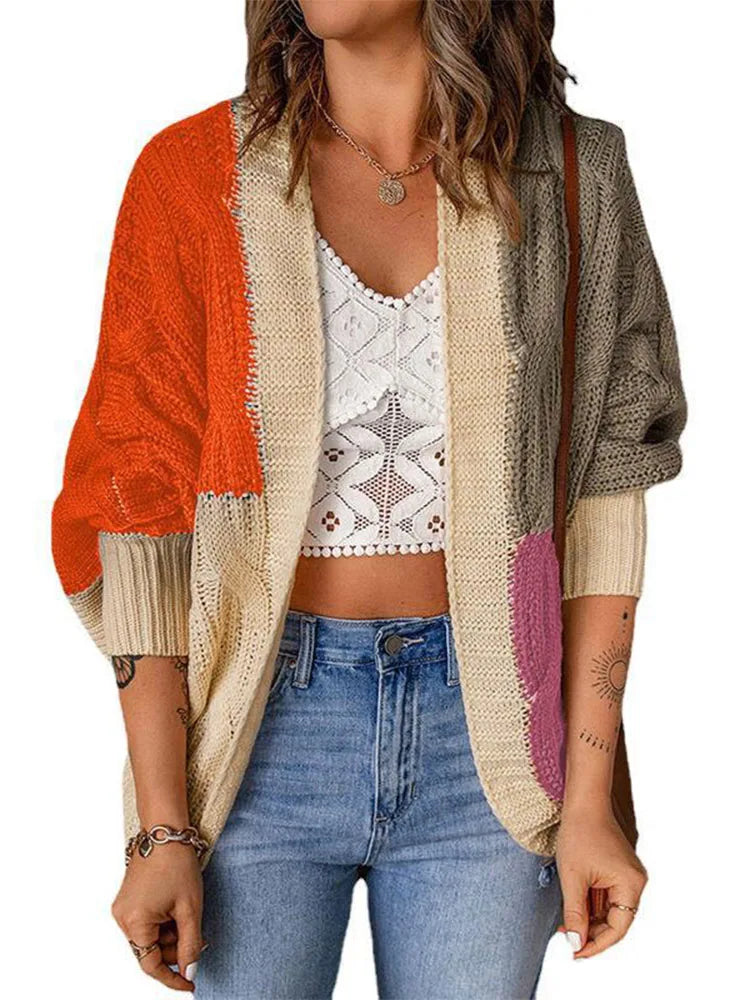 Long Sleeve Open Front Cardigan