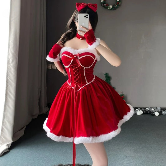 Cute Christmas Cosplay Dress