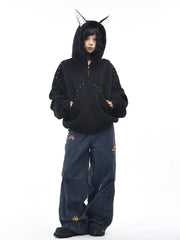 Gothic Full-Zip Sweatshirt