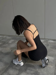 Backless Bodycon Romper