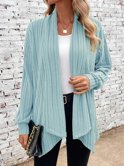 Loose Long Sleeve Knit Cardigan
