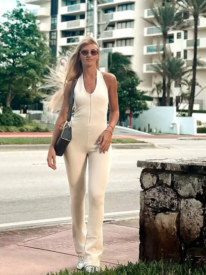 Halter Backless Jumpsuit