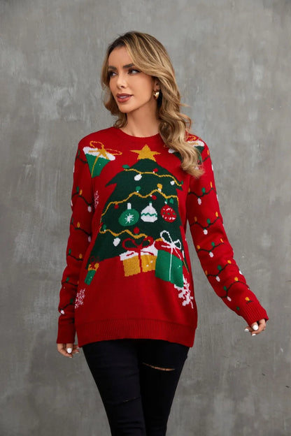 Christmas Oversized Knitted Sweater