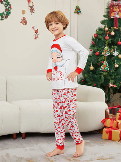 Santa Letter Print Family Pajama Set