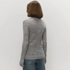 Round Neck Knit Pullover