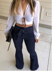 High Waist Flare Jeans