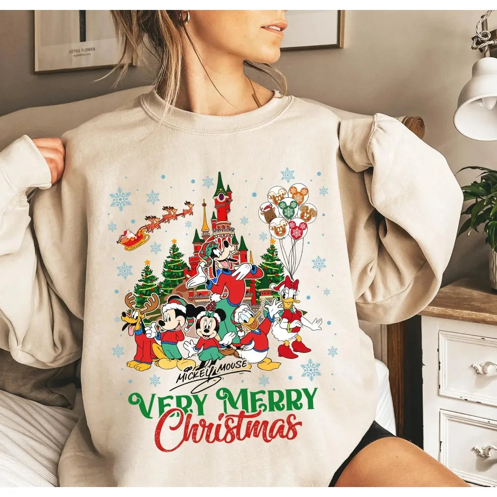 Disney Christmas Crewneck Sweatshirt