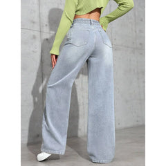 High Waist Wide Leg Jeans