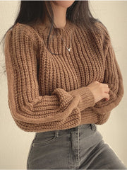 Loose Lantern Sleeve Sweater