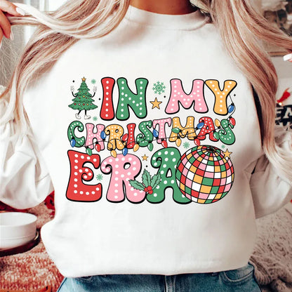 Christmas Era Lights Heat Transfer