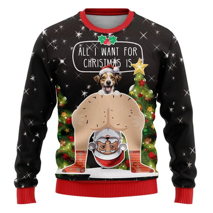 3D Santa Ugly Christmas Sweatshirt