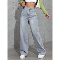 High Waist Wide Leg Jeans