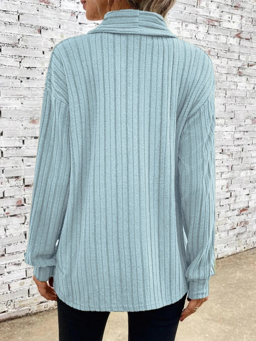 Loose Long Sleeve Knit Cardigan