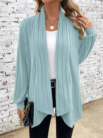 Loose Long Sleeve Knit Cardigan