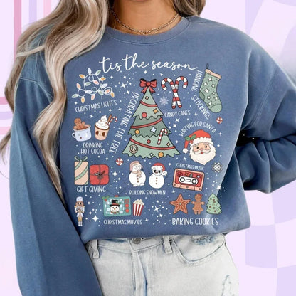 DIY Retro Christmas Iron-On Sticker