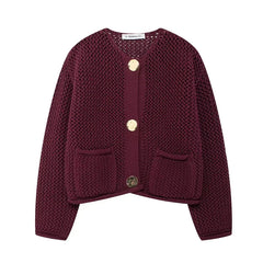 Women’s Cropped Sweater Cardigan