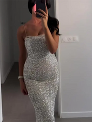 Sequin Slip Sleeveless Dress