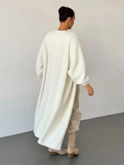 Women’s Loose Fit Patchwork Cardigan Coat